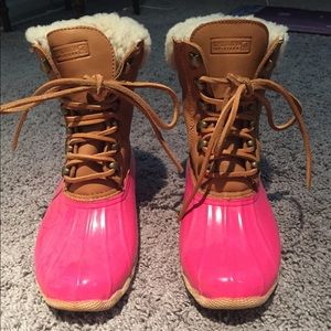 Sperry lined duck boots